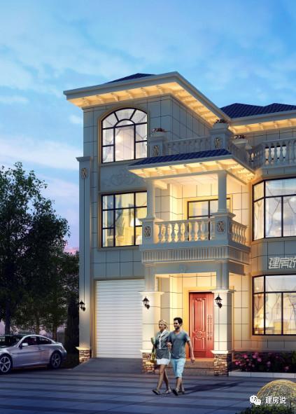 三層帶車庫的別墅設計圖，造價30W，享受優質生活！