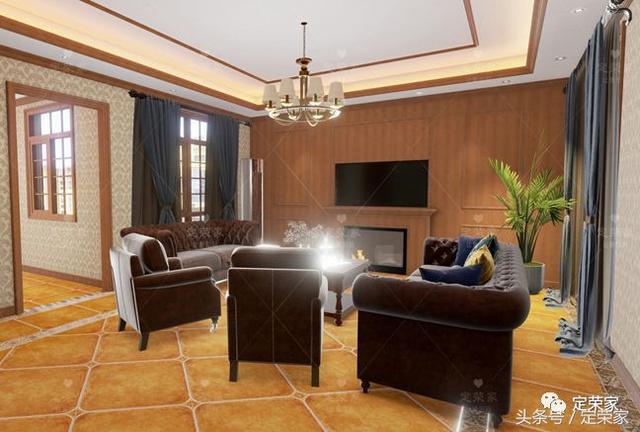 二層別墅設計圖，五室三廳四衛，摒棄了繁瑣和奢華。