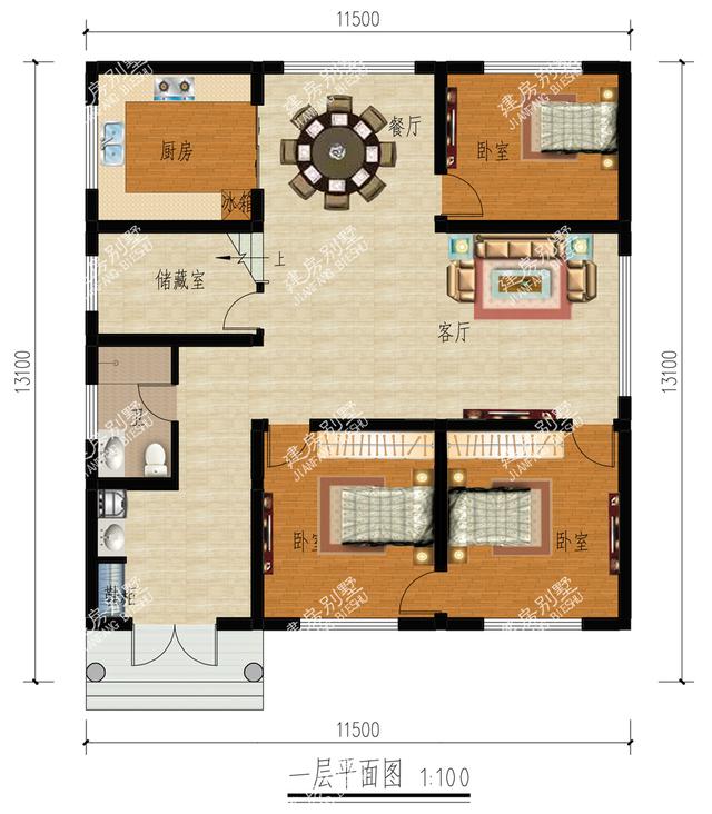 3棟開間11.5m農村自建房，不求其他只求家人在側。