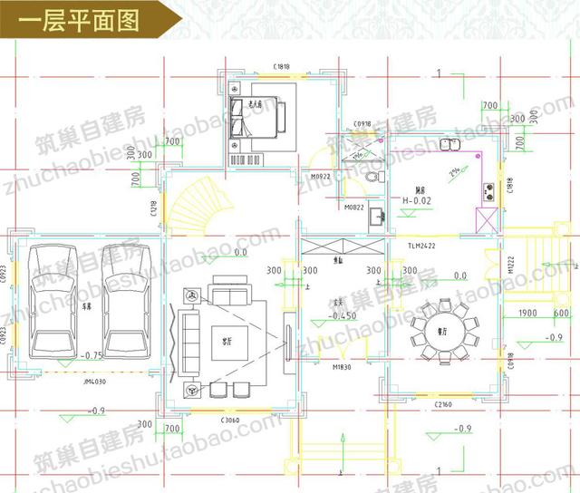 5款帶觀景涼亭三層別墅設計圖，造價40W以內。值得參考。