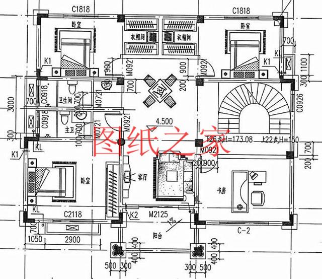 150平造價35萬，3套簡單大氣的三層別墅設計圖，推薦給您！