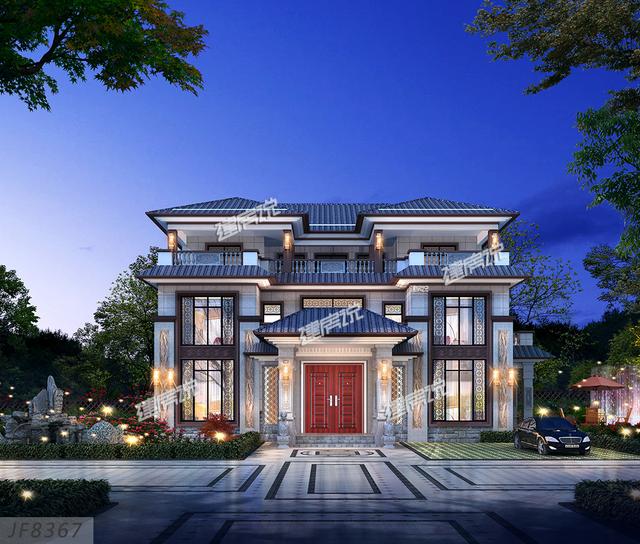 最美中式別墅設計圖，這設計驚艷了。您心動了沒？