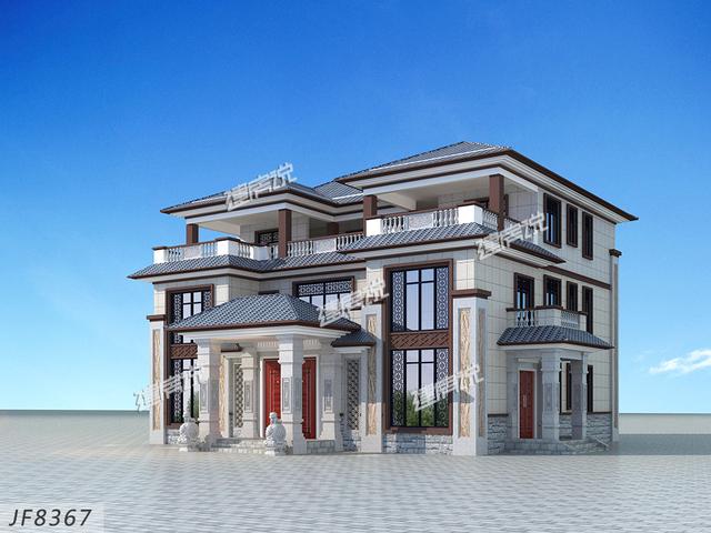 最美中式別墅設計圖，這設計驚艷了。您心動了沒？