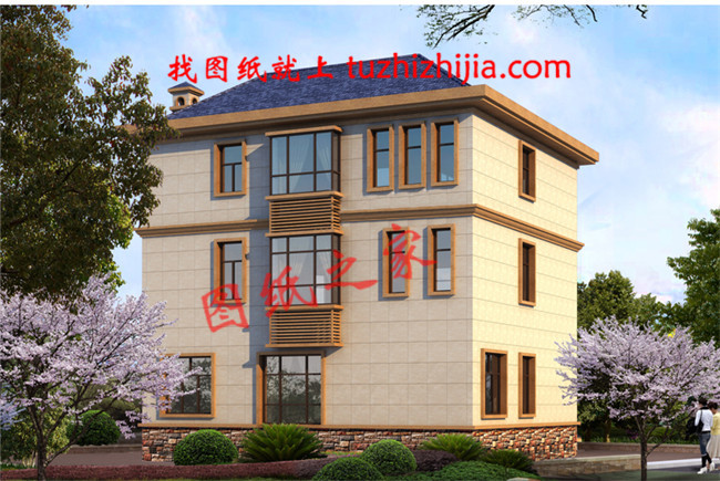 主體造價30萬以內農村建房三層別墅，一般家庭的建房首選！