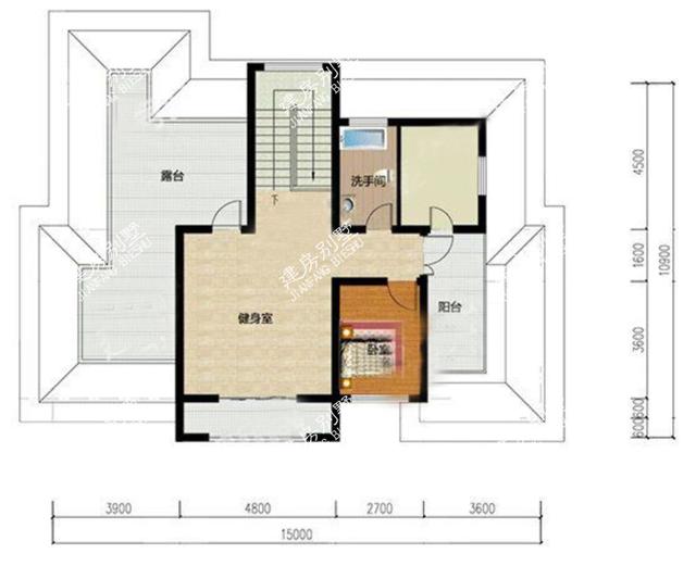 爆款開間15m別墅設(shè)計圖，設(shè)計新穎獨特，立體感十足