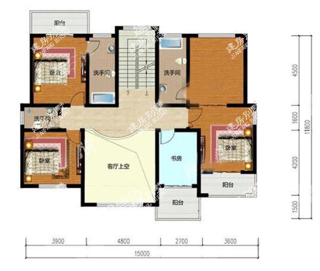 爆款開間15m別墅設(shè)計圖，設(shè)計新穎獨特，立體感十足