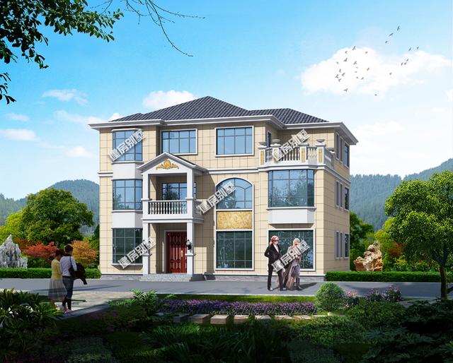 爆款開間15m別墅設(shè)計圖，設(shè)計新穎獨特，立體感十足