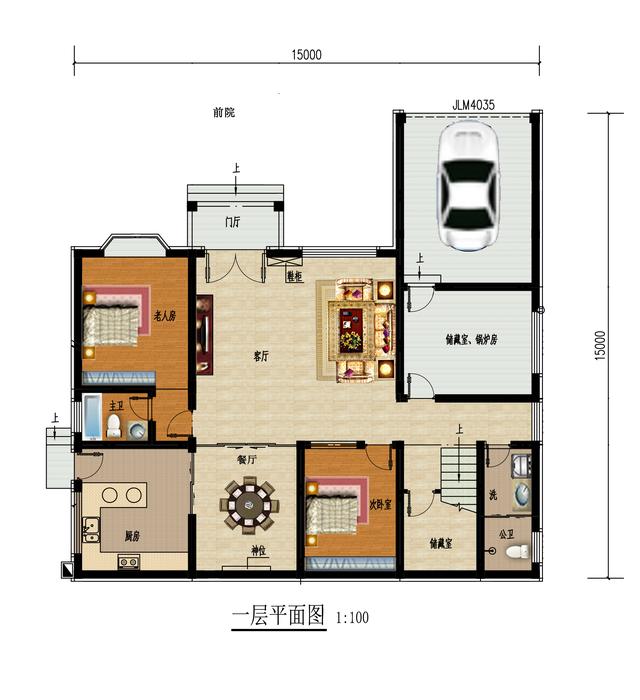 爆款開間15m別墅設(shè)計圖，設(shè)計新穎獨特，立體感十足