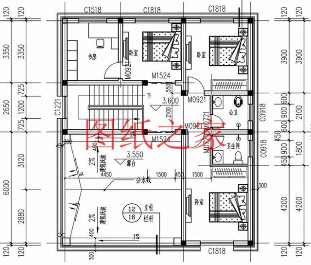 現代二層別墅設計圖，經濟實惠造價低廉，您還在等什么？