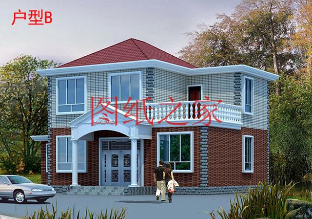 現代二層別墅設計圖，經濟實惠造價低廉，您還在等什么？