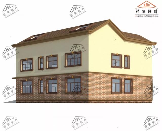 歐式風格別墅設計圖 ，造價低廉，經濟實用型別墅。