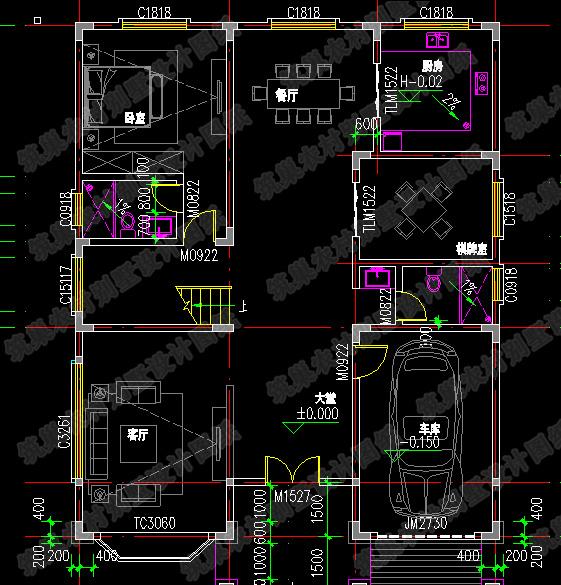 三層半四層別墅設計圖，多功能設計，讓您滿意入住。