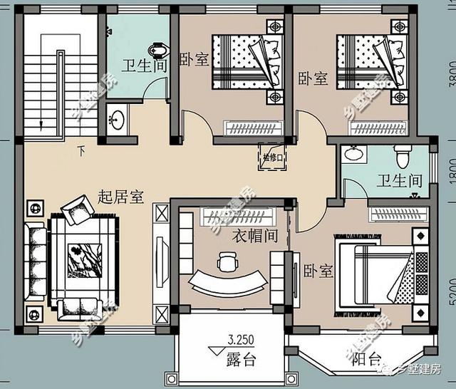 黃金別墅設計圖，造價二三十萬，依山傍水好去處！