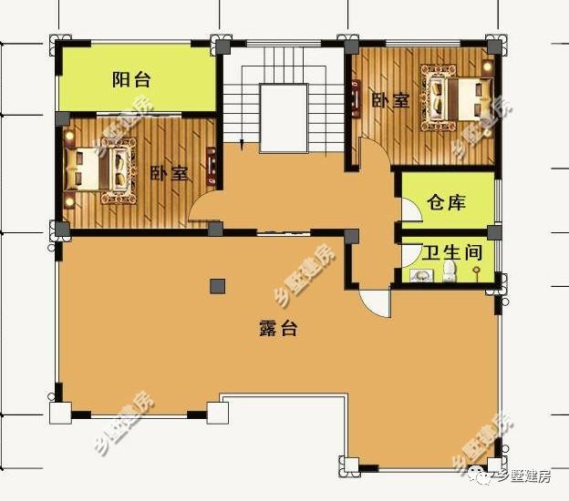 黃金別墅設計圖，造價二三十萬，依山傍水好去處！