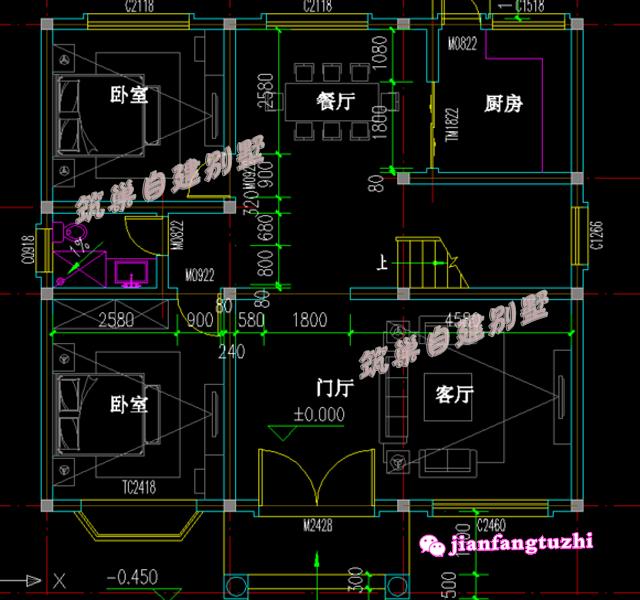 10x11米大方三層別墅設(shè)計圖，帶露臺,造價只要25W！