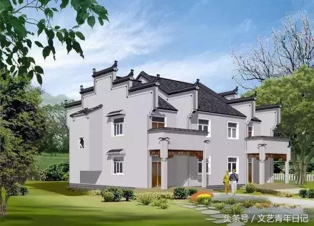 幾款徽派風格輕鋼別墅設計圖，值得參考！