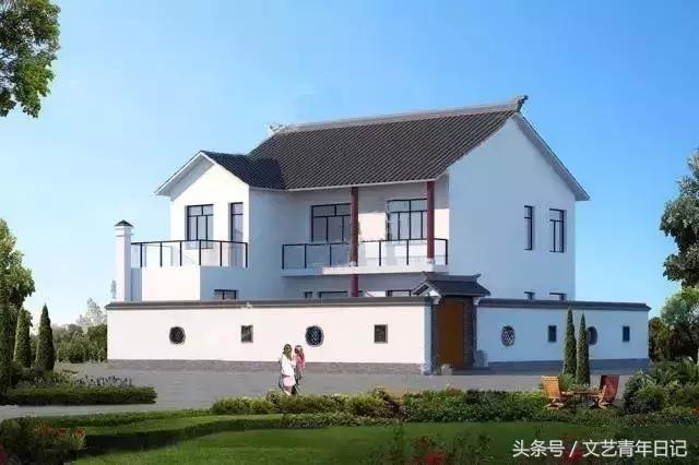 幾款徽派風格輕鋼別墅設計圖，值得參考！