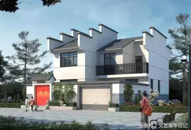 幾款徽派風格輕鋼別墅設計圖，值得參考！