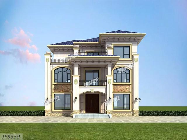 新型別墅設計圖，孝敬父母，讓他們安享晚年。