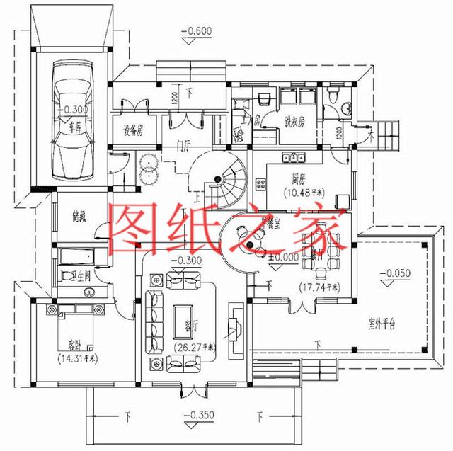 寬敞明亮的二層別墅設計圖，簡約大方、與眾不同！