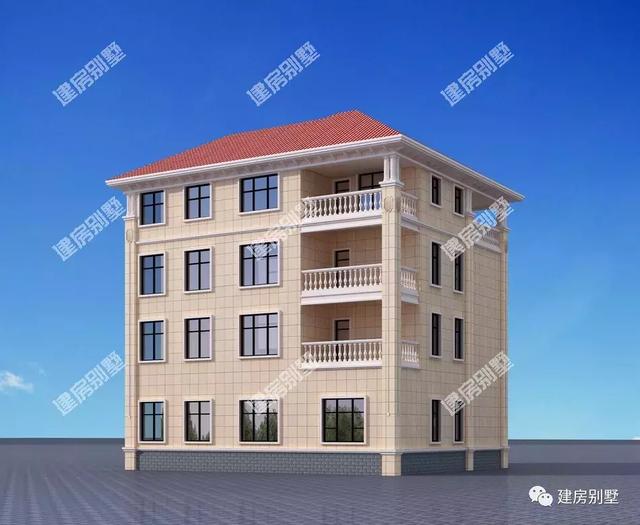 推薦一款四層自建房，獨(dú)特設(shè)計(jì)，外觀新穎，歡迎收藏！