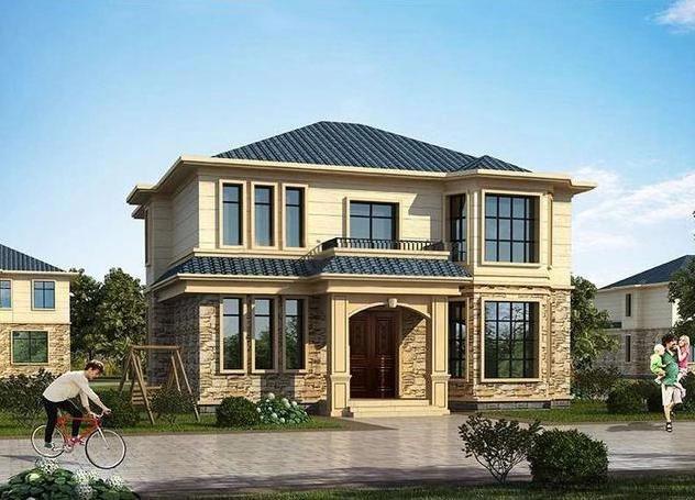 小巧別墅設計圖，五室三廳功能齊全，占地110平米。