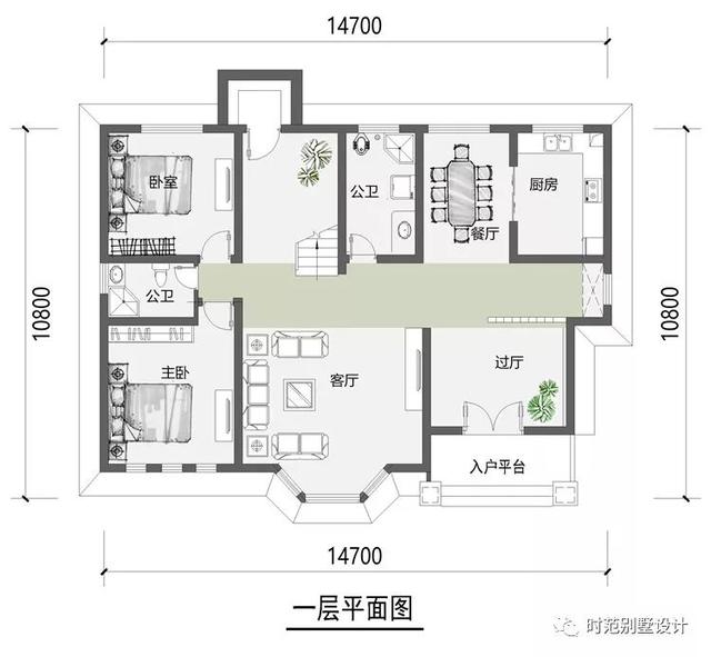 兩層歐式小戶型別墅設計圖，挑高客廳+衣帽間，高端上檔次。