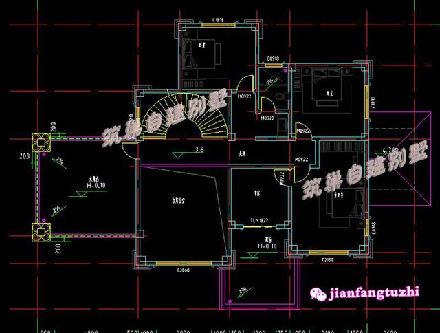 江西農村三層別墅設計圖，絕對是村里羨慕的對象。