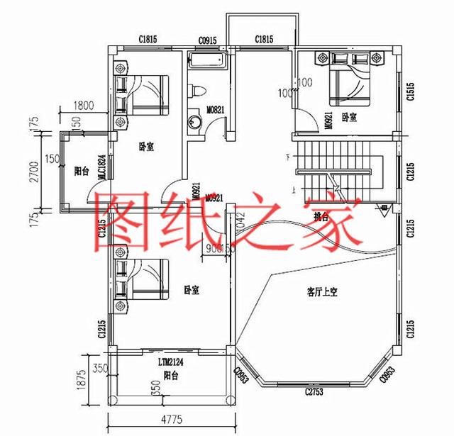 適合農村建房的三層別墅設計圖，占地140平造價35萬左右。