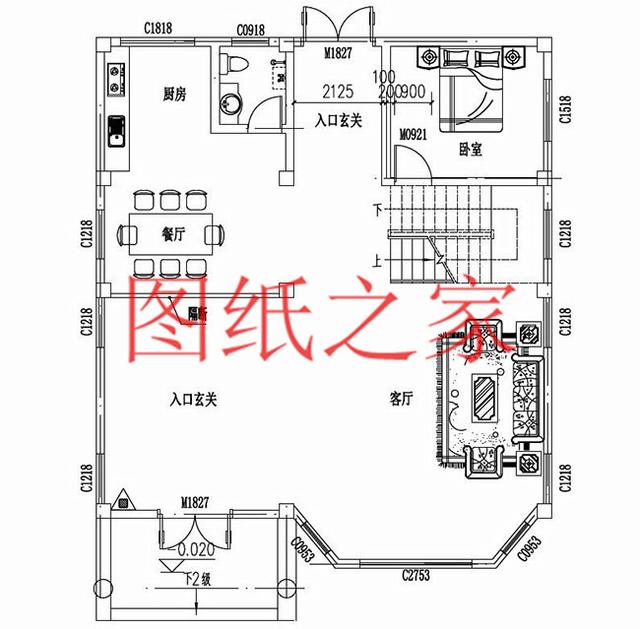 適合農村建房的三層別墅設計圖，占地140平造價35萬左右。