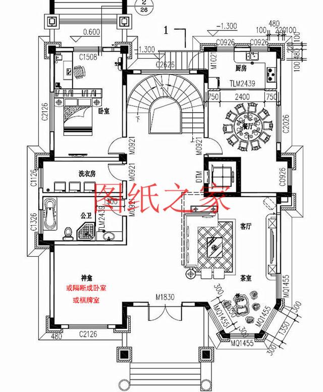 精致奢華的大戶型三層別墅設計圖，推薦給您獨一無二的建筑。