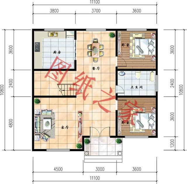 6套二層別墅設計圖，有錢了就回家修別墅，想要多大就修多大！