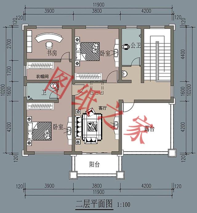 6套二層別墅設計圖，有錢了就回家修別墅，想要多大就修多大！