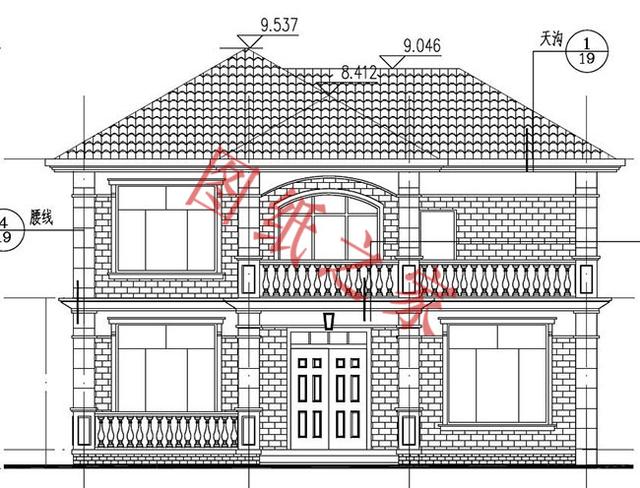 6套二層別墅設計圖，有錢了就回家修別墅，想要多大就修多大！