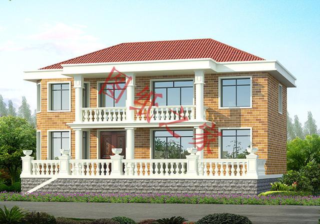 6套二層別墅設計圖，有錢了就回家修別墅，想要多大就修多大！