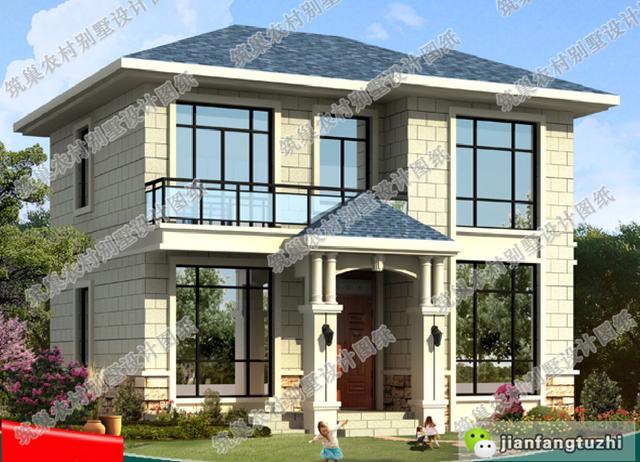 7套進深10米左右二三層農村自建房，高端大氣上檔次。