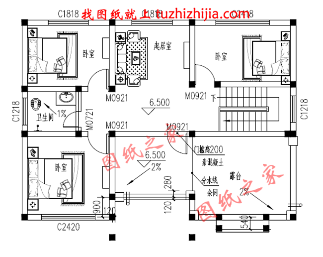 受歡迎的2026三層樓農(nóng)村別墅圖，8套不同面積的圖紙送給大家！