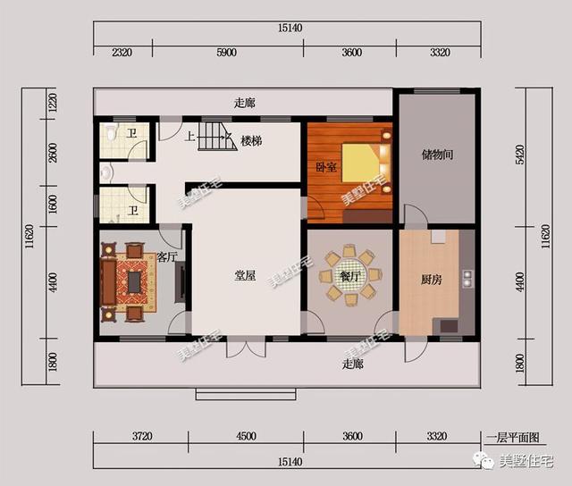 6套帶堂屋別墅設計圖，專為您的生活習慣而設計，歡迎帶走。