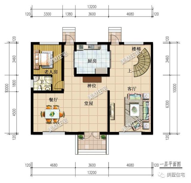 6套帶堂屋別墅設計圖，專為您的生活習慣而設計，歡迎帶走。