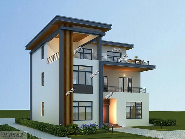 小占地別墅設計圖，宅基地雖小，101平別墅這樣建不吃虧。