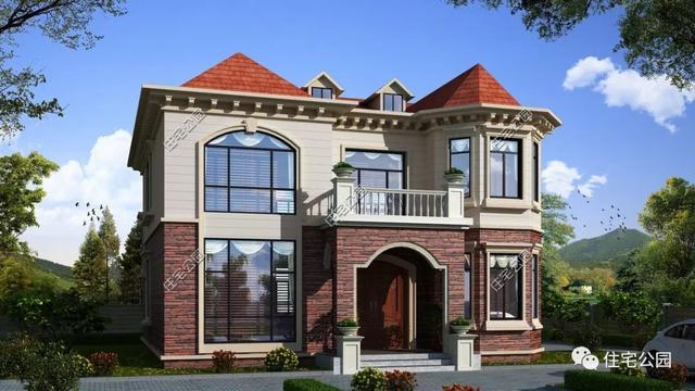 200萬的別墅設計圖，房美人夸，最贊的還是后花園。