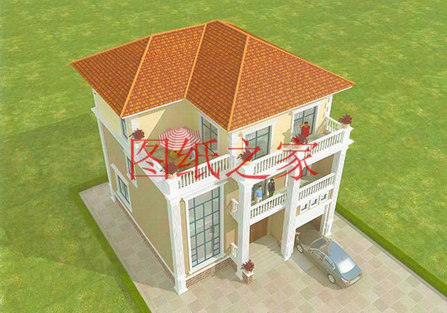 100平米的三層別墅設計圖，小戶型適應性強，不受宅基地影響！