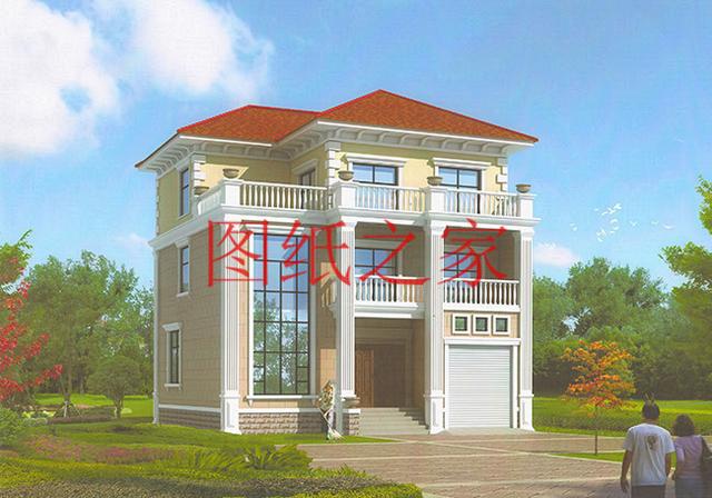 100平米的三層別墅設計圖，小戶型適應性強，不受宅基地影響！