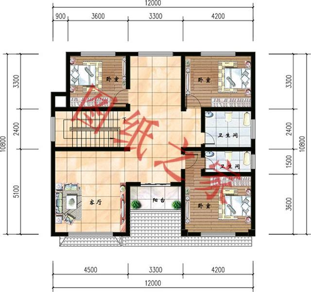 5套二層別墅設(shè)計(jì)圖，外觀新穎大氣，結(jié)構(gòu)合理，大家都喜歡。