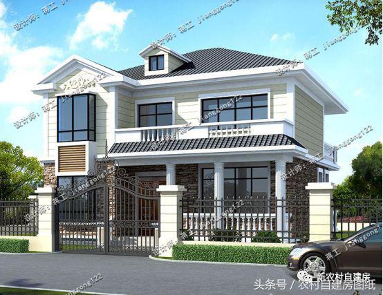 12款最新農(nóng)村自建房，一層8萬(wàn)二層15萬(wàn)，4、5款又將成經(jīng)典。