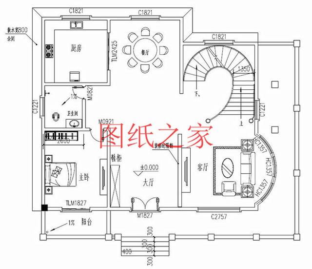 大戶型三層別墅設計圖，精美實用，絕對能讓你滿意！