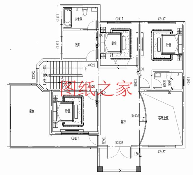 大戶型三層別墅設計圖，精美實用，絕對能讓你滿意！