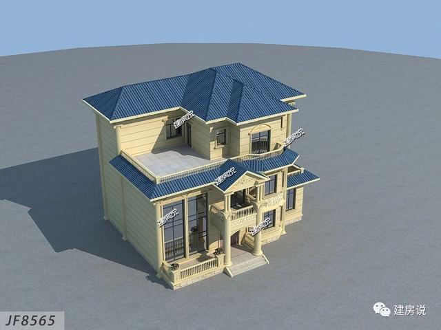 三層歐式別墅設計圖，給您獨一無二的視覺體驗。