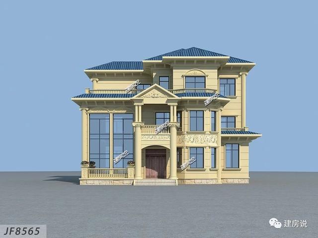 三層歐式別墅設計圖，給您獨一無二的視覺體驗。