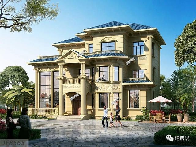 三層歐式別墅設計圖，給您獨一無二的視覺體驗。